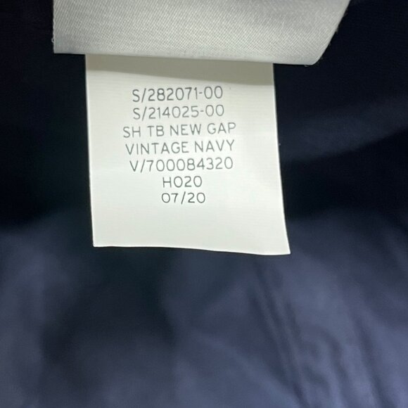 Baby Gap Navy and Blue Hat Spellout Patch Logo Small - Picture 10 of 10